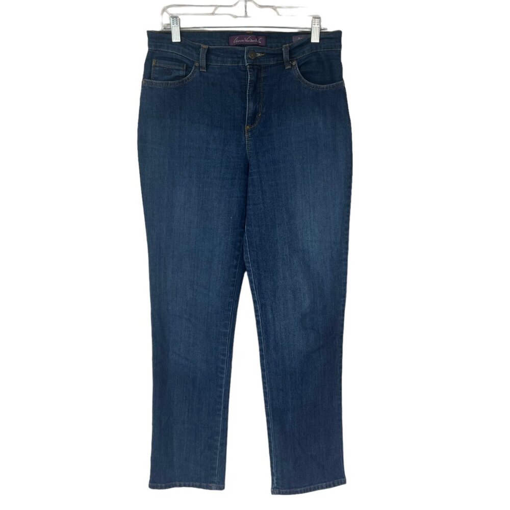 Gloria Vanderbilt Amanda Jeans Womens Size 8 Medium‎ Wash Blue High Rise